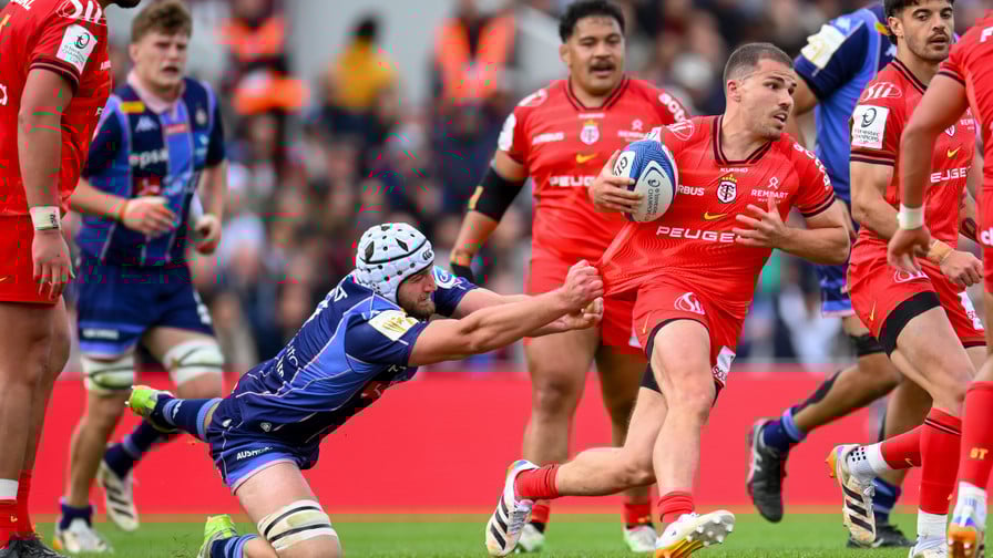 Le Stade Toulousain «abattu» : L’UBB a fait mal à Antoine Dupont et ses coéquipiers