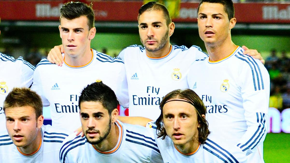 Real Madrid Real Madrid Ancelotti Le Trio Cristiano Ronaldo Bale Benzema Me Stupefie