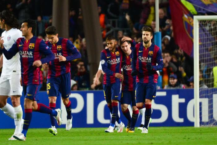Combien De Ligue Des Champions Barcelone Buzz | Ligue des Champions - Barcelone/PSG : Cette scène entre Lavezzi