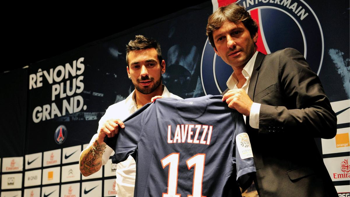 Mercato Psg Leonardo Transfert Lavezzi Revient Sur Son Arriv E