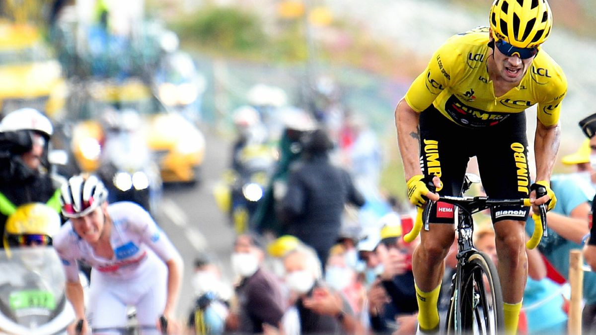 Cyclisme Tour de France Primoz Roglic est heureux après sa nouvelle