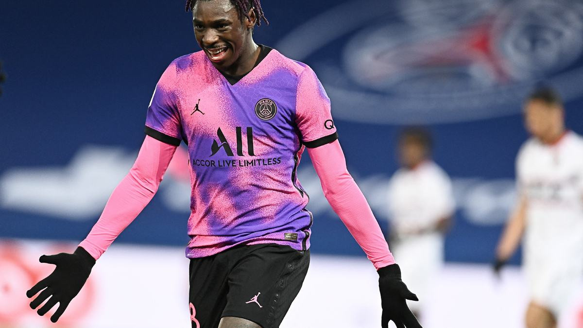 maillot moise kean psg