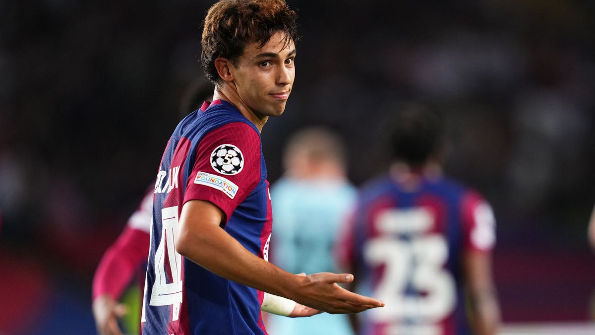 Kneeling in front of Joao Felix, Barcelona rubs his hands!