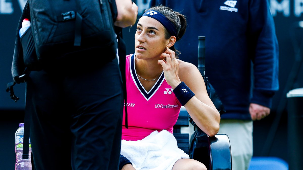 Tenis: Caroline García recurre a sus errores, reflejo de su temporada