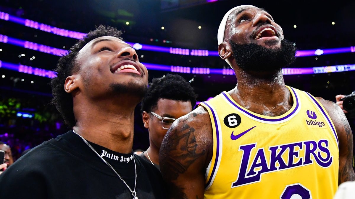 NBA Quand Bronny James Se D Clarera T Il Pour La Draft 2024 LeBron   231263 